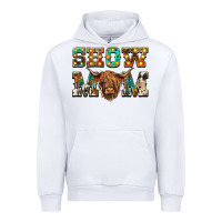 White show mom scottish cattle Urban Hoodie - BarkalooDesign
