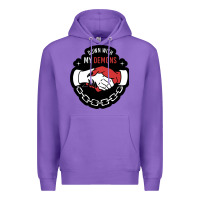 Purple awesome down with my demons  for gift adult and kids men women  2021 Premium Hoodie - lanVoArt