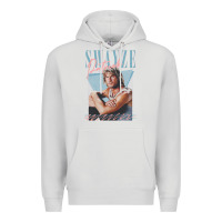 Dove Grey patrick swayze 90s styled retro graphic design gift Premium Hoodie - lanVoArt