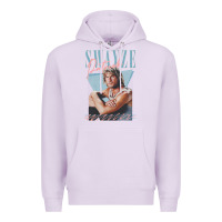 Lilac patrick swayze 90s styled retro graphic design gift Premium Hoodie - lanVoArt
