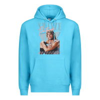 Ocean Blue patrick swayze 90s styled retro graphic design gift Premium Hoodie - lanVoArt