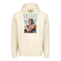 Sandshell patrick swayze 90s styled retro graphic design gift Premium Hoodie - lanVoArt