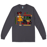 Smoke i am black history black girl peekaboo juneteenth Long Sleeve Tee - CowGirlArtShop