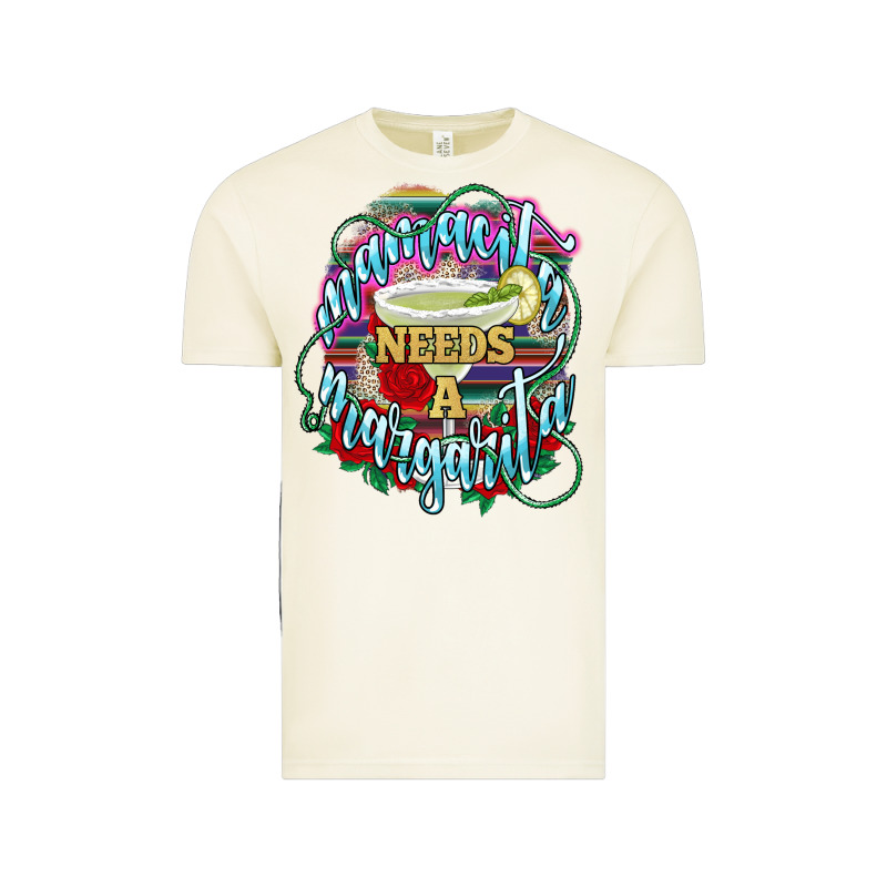 Mamacita Needs A Margarita Vintage Tee by NancyCooperArtShop | Teevron