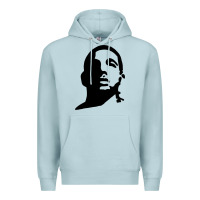 Blue Mist d.r.a.k.e Premium Hoodie - lanVoArt