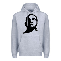 Heather Grey d.r.a.k.e Premium Hoodie - lanVoArt