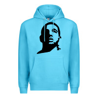 Ocean Blue d.r.a.k.e Premium Hoodie - lanVoArt