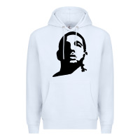 White d.r.a.k.e Premium Hoodie - lanVoArt