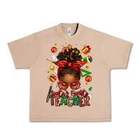Burro santa's favorite teacher afro messy bun Urban Heavy Tee - texasbilliewilder
