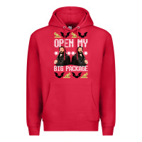 Cardinal what we do in the shadows christmas sweater design—open my big packa Premium Hoodie - lanVoArt