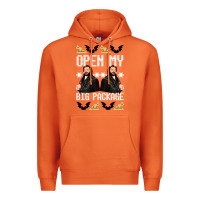 Carrot what we do in the shadows christmas sweater design—open my big packa Premium Hoodie - lanVoArt
