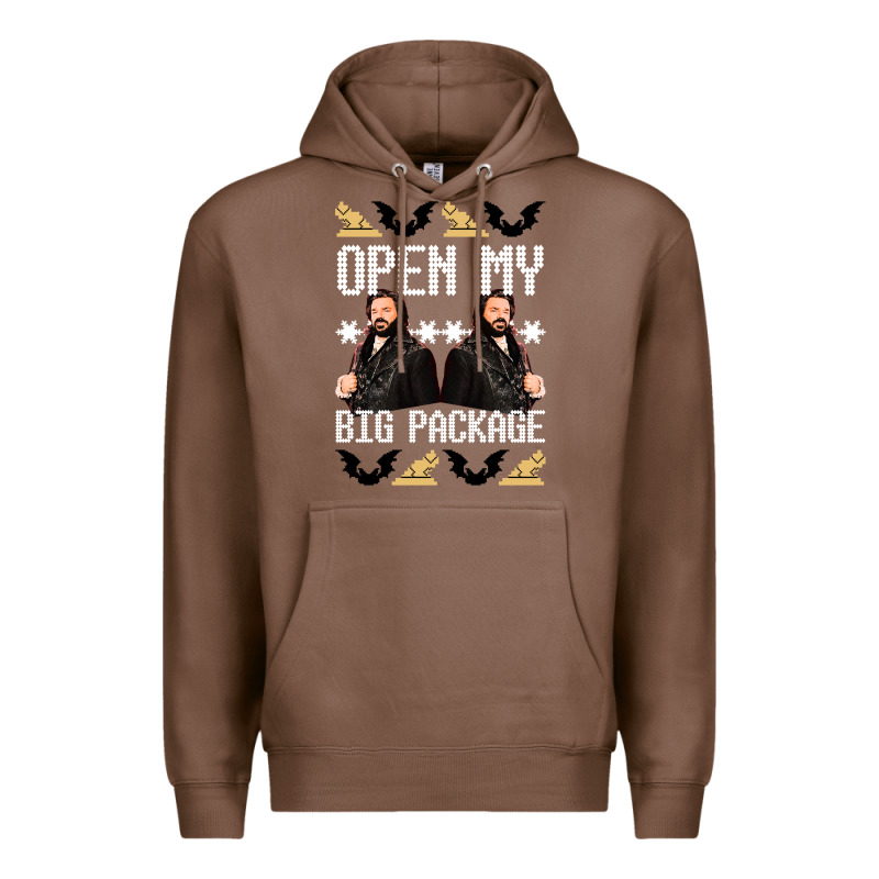 What We Do In The Shadows Christmas Sweater Design—open My Big Packa Premium Hoodie by lanVoArt | Teevron