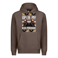 Coffee what we do in the shadows christmas sweater design—open my big packa Premium Hoodie - lanVoArt