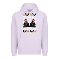 Lilac what we do in the shadows christmas sweater design—open my big packa Premium Hoodie - lanVoArt