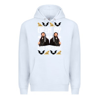White what we do in the shadows christmas sweater design—open my big packa Premium Hoodie - lanVoArt