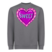 Storm valentine's day hearts Heavyweight Sweatshirt - FaDigitalArtStudio