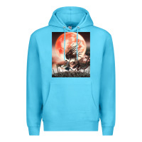 Ocean Blue bloodborne 99 Premium Hoodie - lanVoArt