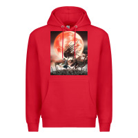 Red bloodborne 99 Premium Hoodie - lanVoArt
