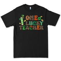 Black one lucky teacher Premium Tee - LillyAllenDesigns