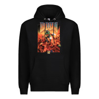 Black doom 1993 poster pc fps Premium Hoodie - lanVoArt