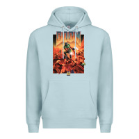Blue Mist doom 1993 poster pc fps Premium Hoodie - lanVoArt
