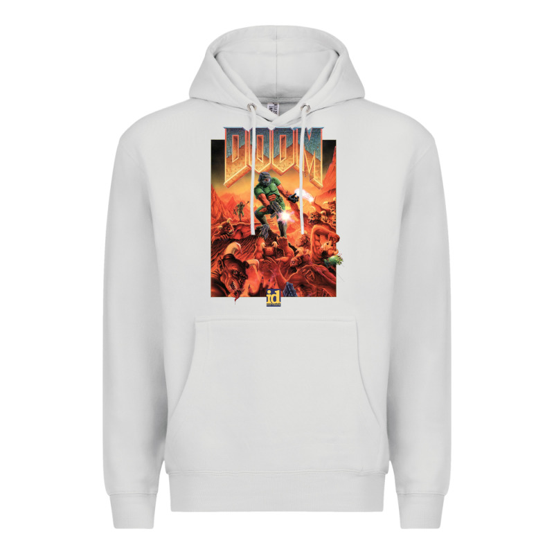 Doom 1993 Poster Pc Fps Premium Hoodie by lanVoArt | Teevron