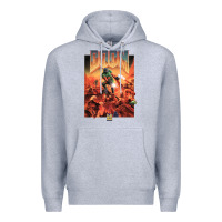 Heather Grey doom 1993 poster pc fps Premium Hoodie - lanVoArt