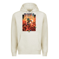 Oatmeal Heather doom 1993 poster pc fps Premium Hoodie - lanVoArt