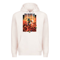 Pale Pink doom 1993 poster pc fps Premium Hoodie - lanVoArt