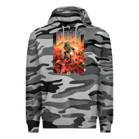 Slate Camo doom 1993 poster pc fps Premium Hoodie - lanVoArt