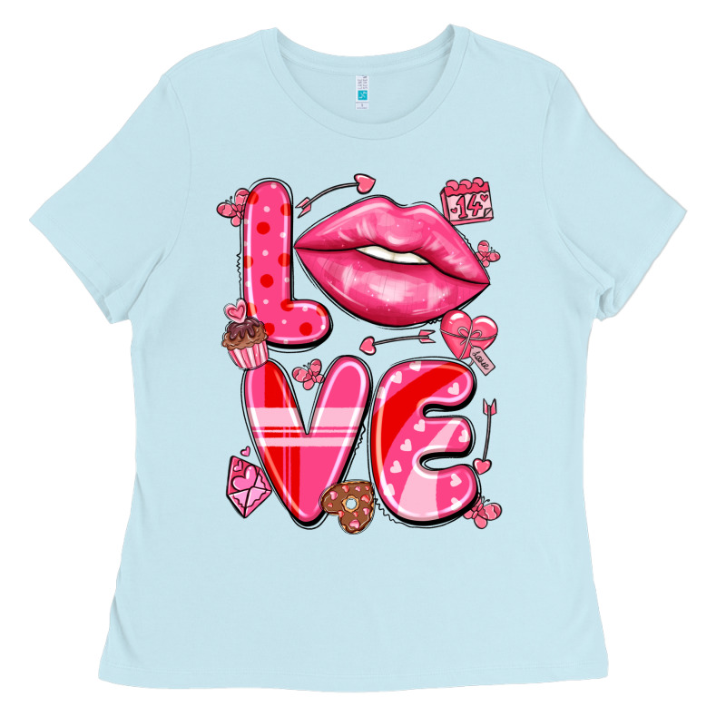 Love With Lips Ladies Tee by LillyAllenDesigns | Teevron