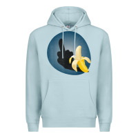 Blue Mist Dirty Joke Halloween Costume Joke Middle Finger Banana Premium Hoodie - lanVoArt