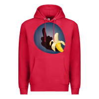 Cardinal Dirty Joke Halloween Costume Joke Middle Finger Banana Premium Hoodie - lanVoArt