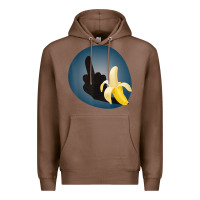 Chestnut Dirty Joke Halloween Costume Joke Middle Finger Banana Premium Hoodie - lanVoArt