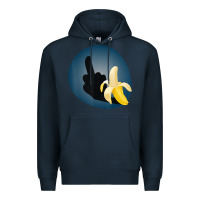 Navy Dirty Joke Halloween Costume Joke Middle Finger Banana Premium Hoodie - lanVoArt