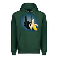 Sports Green Dirty Joke Halloween Costume Joke Middle Finger Banana Premium Hoodie - lanVoArt