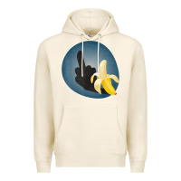 Tofu Dirty Joke Halloween Costume Joke Middle Finger Banana Premium Hoodie - lanVoArt
