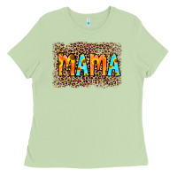 Matcha Leopard Sunflower Mama Ladies Tee - RanaPortraitStore