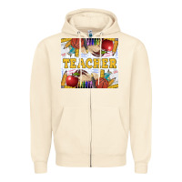 Sandshell Teacher Zipper Hoodie - LillyAllenDesigns