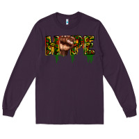 Plum hope juneteenth Long Sleeve Tee - CowGirlArtShop