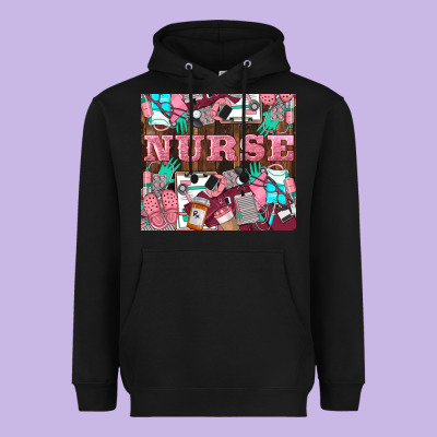 Nurse Heavyweight Hoodie Designed By Lillyallendesigns