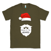 Army Green Believe In The Beard Classic Tee - Bettercallsaul