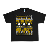 Black Merry Christmas Yinz Jagoffs Pittsburgh Pennsylvania Xmas Gifts 1 Urban Heavy Tee - lanVoArt