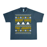 Midnight Navy Merry Christmas Yinz Jagoffs Pittsburgh Pennsylvania Xmas Gifts 1 Urban Heavy Tee - lanVoArt