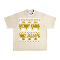 Sandshell Merry Christmas Yinz Jagoffs Pittsburgh Pennsylvania Xmas Gifts 1 Urban Heavy Tee - lanVoArt