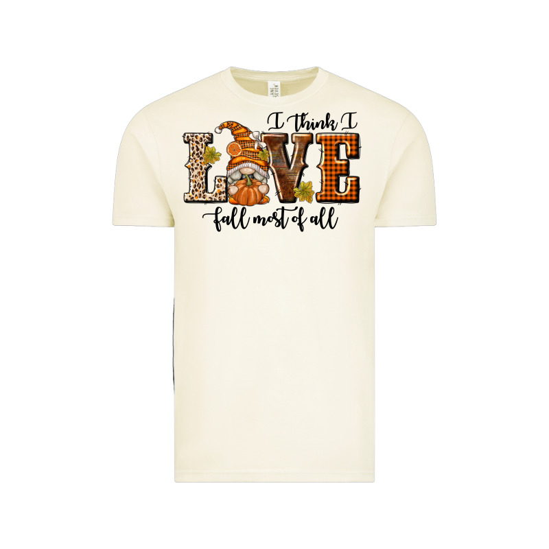 I Think I Love Fall Most Of All Vintage Tee by texasbilliewilder | Teevron