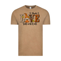 Vintage Coffee I Think I Love Fall Most of All Vintage Tee - texasbilliewilder
