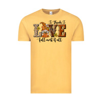 Vintage Mustard I Think I Love Fall Most of All Vintage Tee - texasbilliewilder