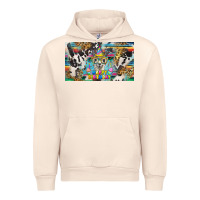 Sandshell happy birthday alpaca blue cup Urban Hoodie - BarkalooDesign