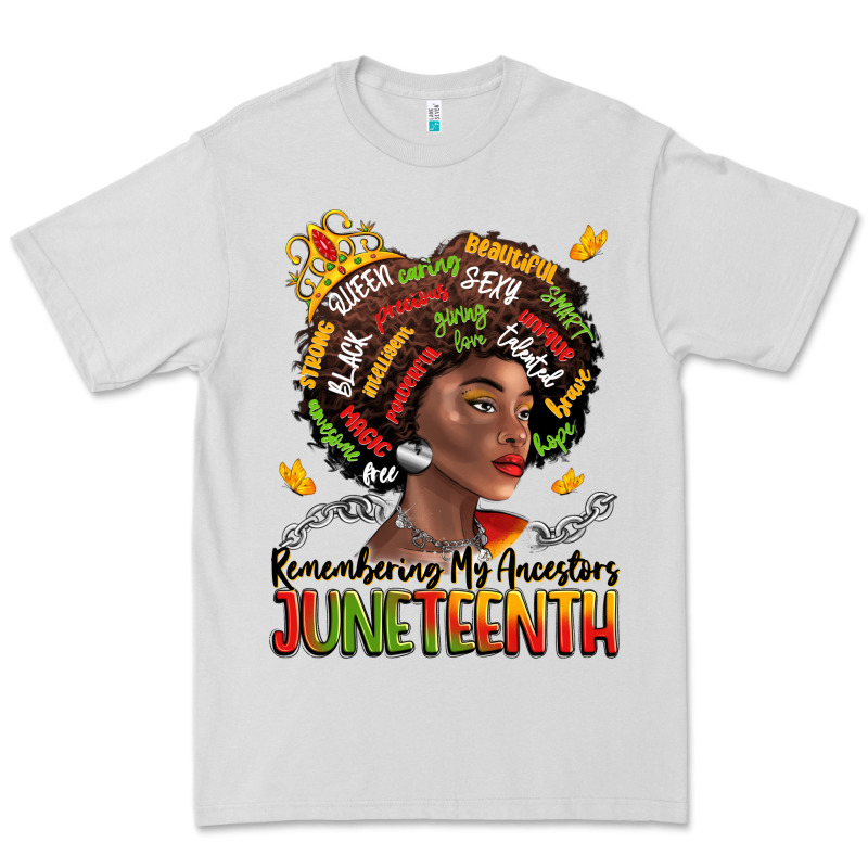 Remembering My Ancestors Juneteenth Premium Tee by LillyAllenDesigns | Teevron